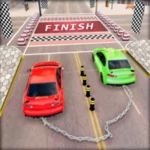 Logo of Chained Car Racing Stunts Game android Application 