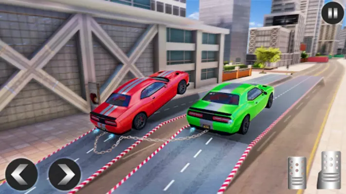 Chained Car Racing Stunts Game android App screenshot 4