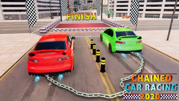 Chained Car Racing Stunts Game android App screenshot 7